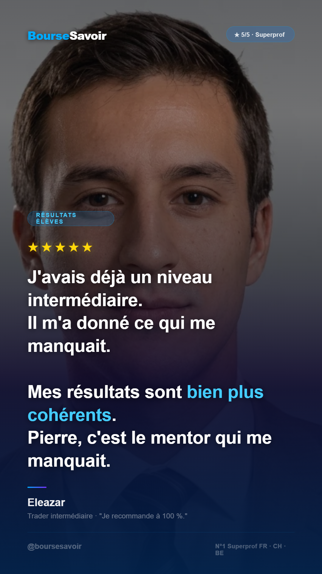 Avis élève Eleazar · 5/5
